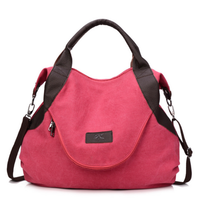 High Quality Vintage Canvas Messenger Bag For Women