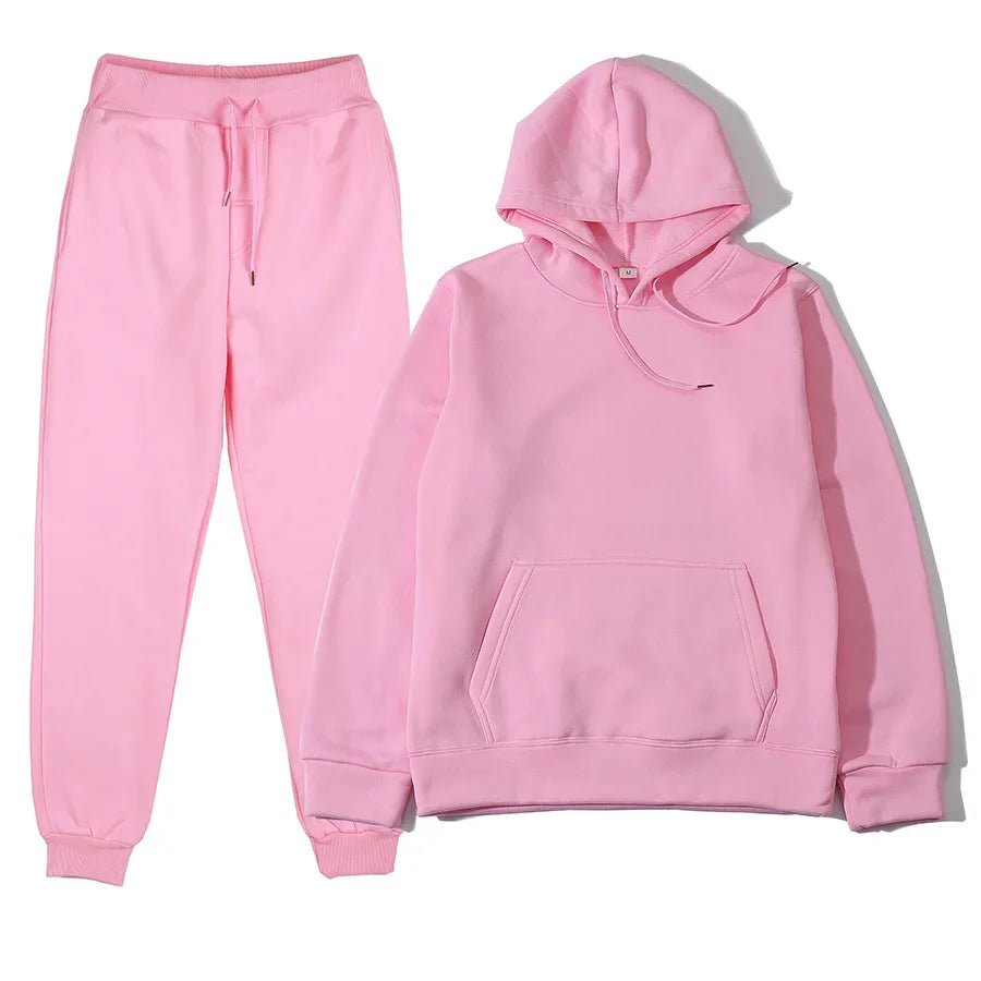 new 2026 Men's Sports Suits Fashion Tracksuit Women Hoodies Pants Two Pieces Sets Running Casual Sweatshirts Sweatpants Clothing