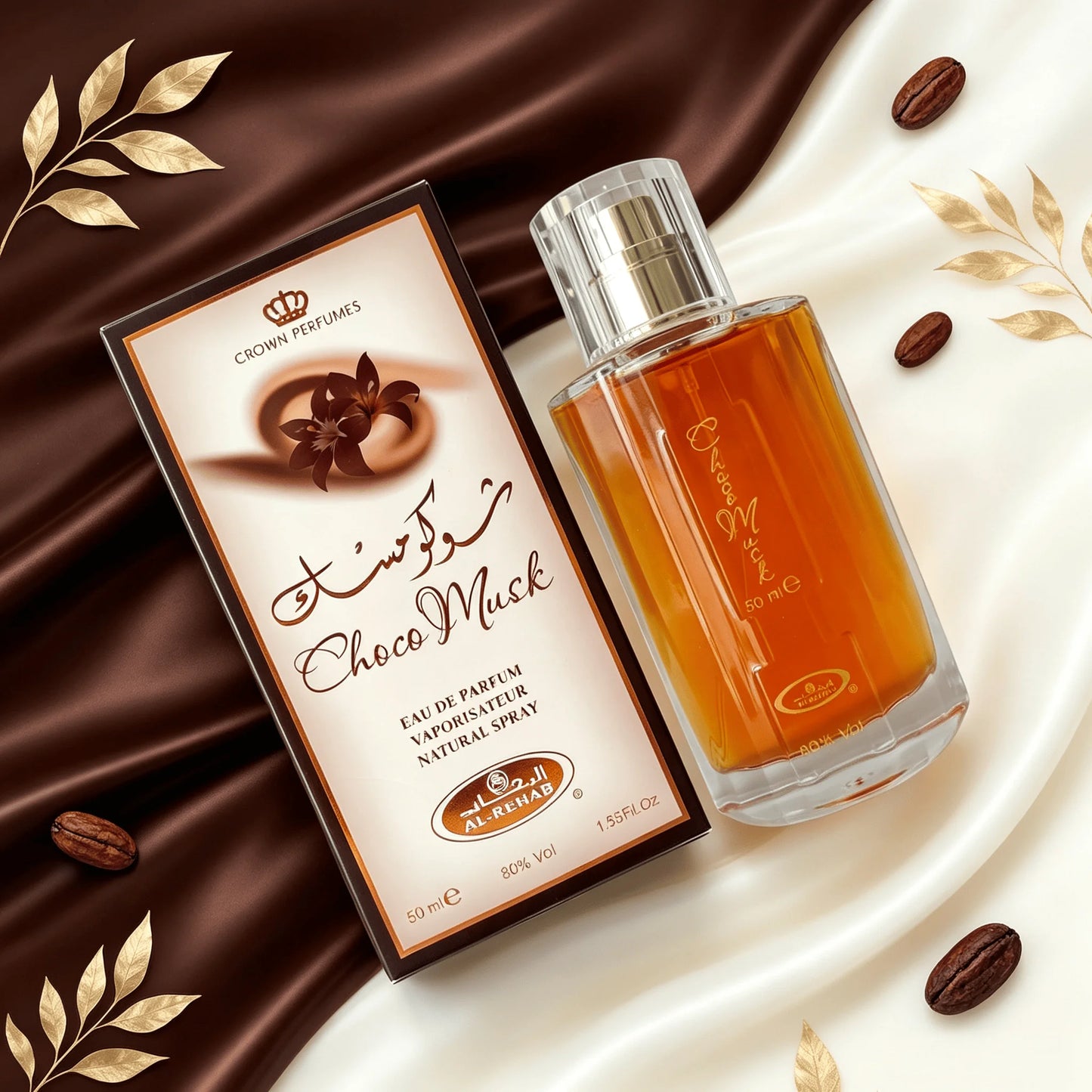 Choco Musk Men’s Cologne-Rich Chocolate & Musk Eau De Toilette,Long-Lasting Scent Perfume for Men Elegant Bottle 1.65 Fl Oz Fragrance for Refined Occasions