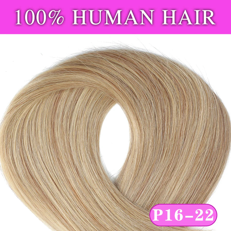 SOVO Tape in Hair Extensions 100% Remy Human Hair 20 Inch  20pcs  Balayage Skin Weft Tape in Extensions  12-26 inch