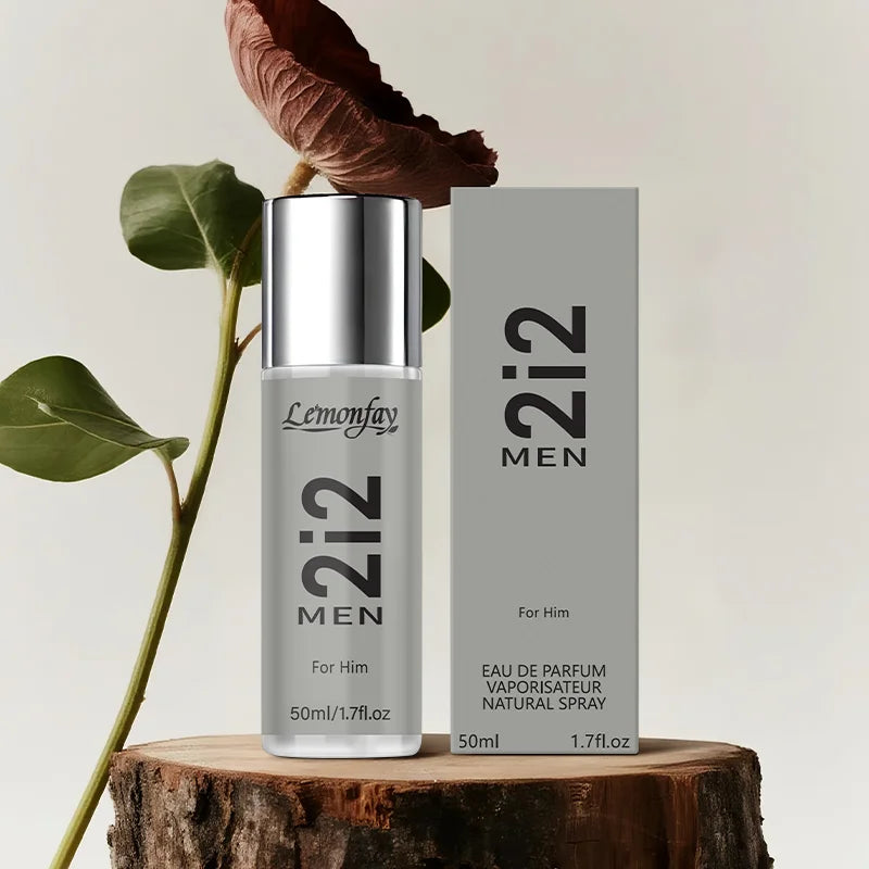 Lemonfay 2i2 Men Eau de Parfum - 50ml Natural Spray Long-Lasting Fragrance for Him, Daily Use Cologne