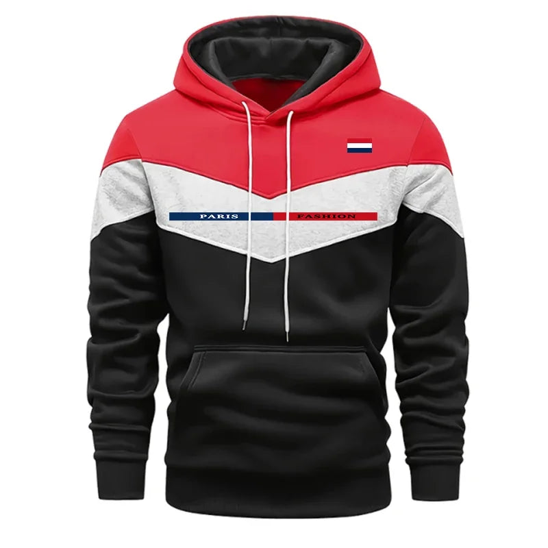 Fall Winter Daily Casual Sports Jogging Suit Outdoor Comfort Hoodie Outfits Paris Fashion Men's Set Hooded Sweatshirt Sweatpants
