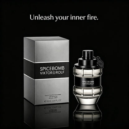 Viktor & Rolf - Spicebomb Eau de Toilette - Woody & Spicy - Cologne for Men - With Notes of Citrus & Tobacco