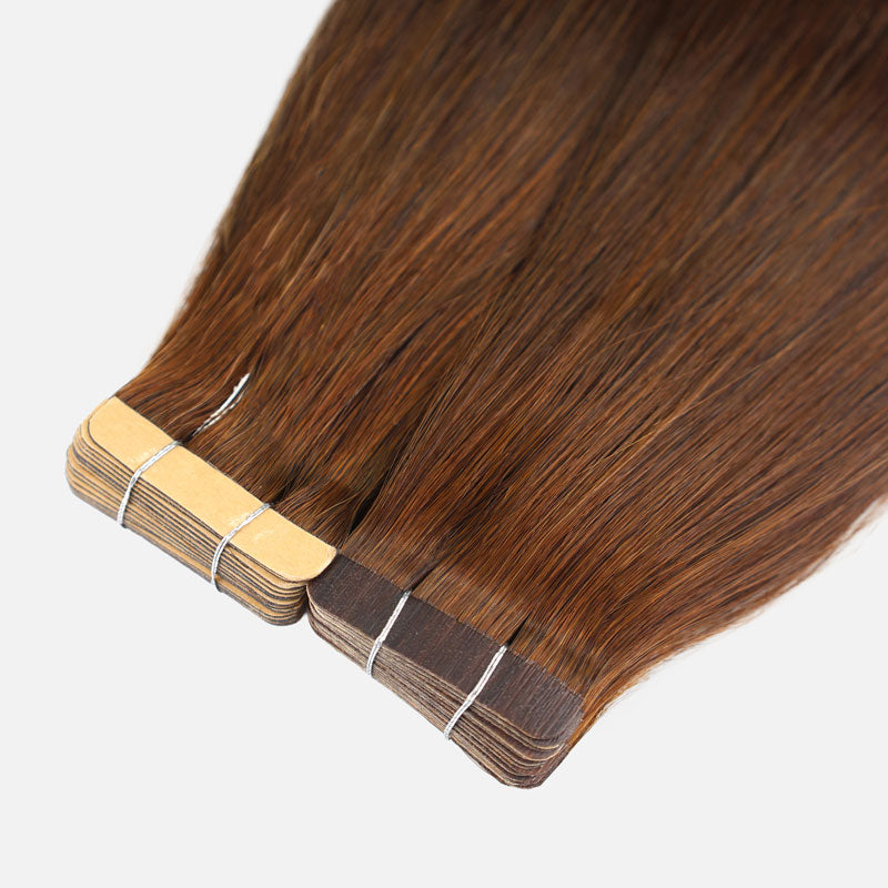 Dark Brown (2) Tape-In Hair Extensions (50g - 100g)