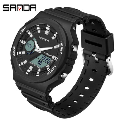 SANDA G style Sports Watches Men Ms LED Digital Watches Military Waterproof Date Electronic Watch Boy Girl Relogio Masculino