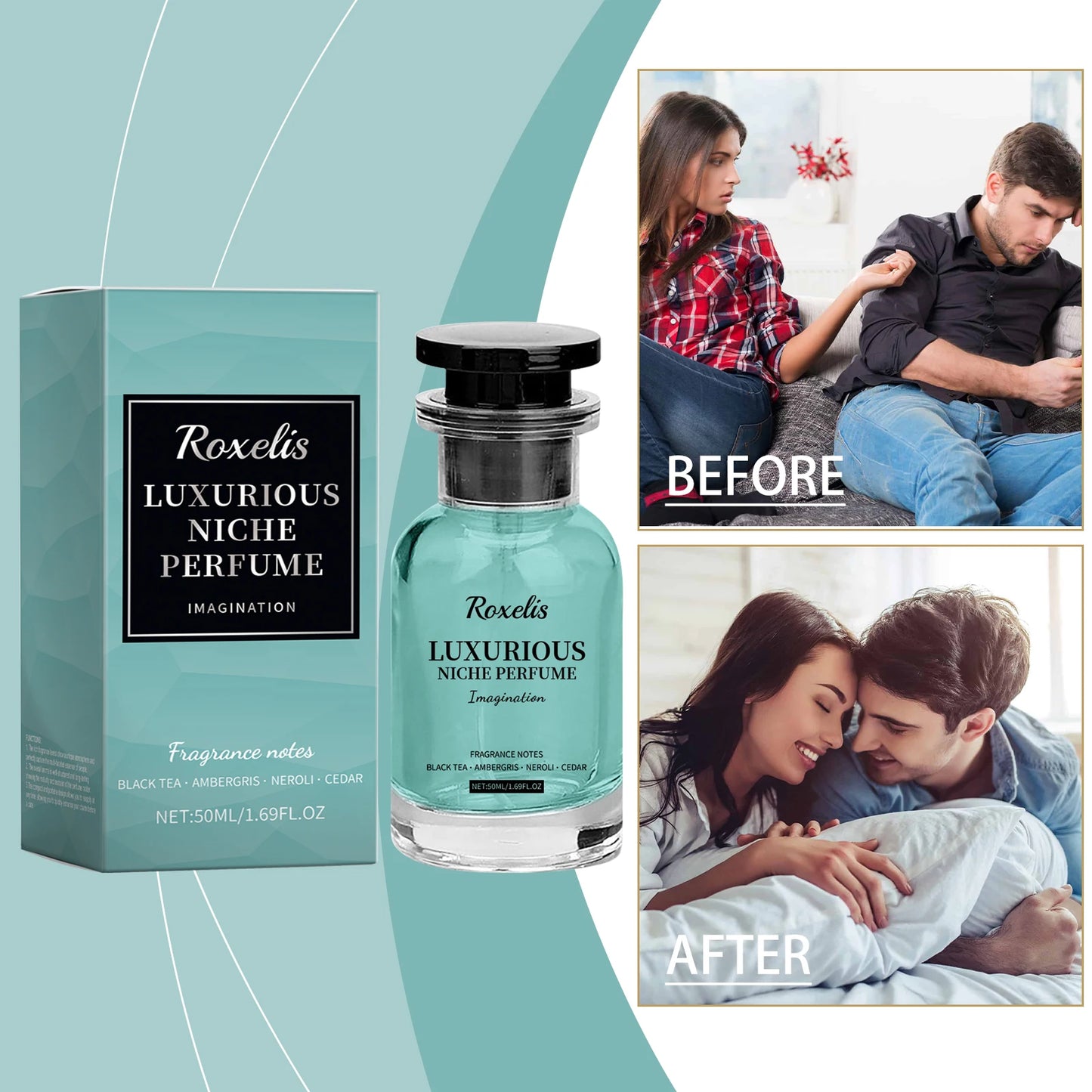 50ml Ambergris Niche Men Perfume Woody Fragrance USA Warehouse Long Lasting OEM Custom Logo Private Label