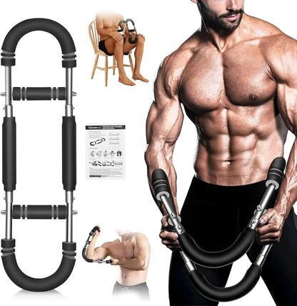 Wrist trainer. Arm trainer for men and women, adjustable resistance chest trainer, 80 lb arm chest trainer upper body trainer