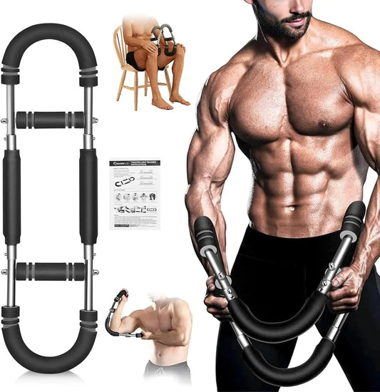 Wrist trainer. Arm trainer for men and women, adjustable resistance chest trainer, 80 lb arm chest trainer upper body trainer