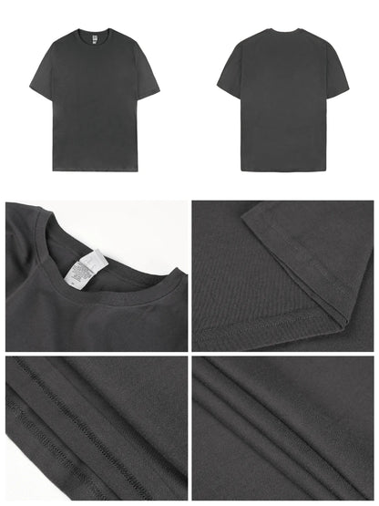 USA Inventory 180g 100% Cotton T-shirt 6oz Weight Plain Blank Tee for Men & Women Fast Delivery