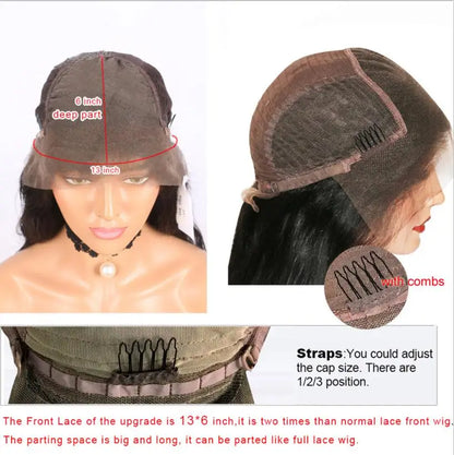Ombre 99J Burgundy 360 Frontal Red Deep Wave 13x6 Lace Front Human Hair Wig Prepluck Curly Silk Base Full Lace Heradband U Part