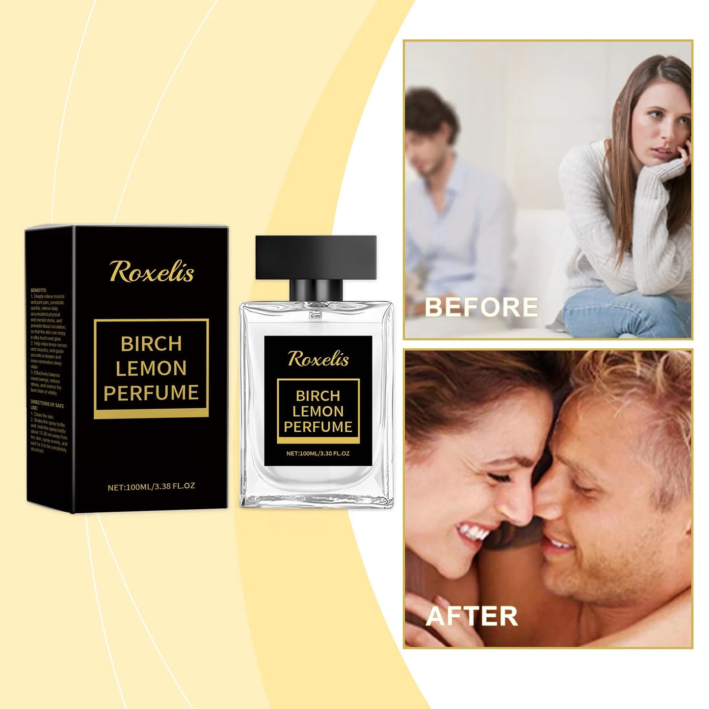 100ml Birch Lemon Men Perfume USA Warehouse Long Lasting OEM Custom Logo