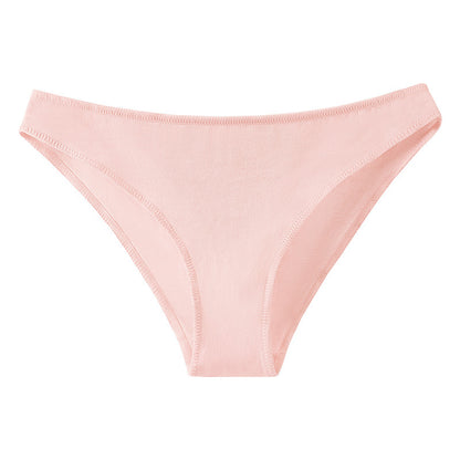 Women's Cotton Underwear Low Waist Japanese plus size Half Hip Comfortable Skin-Friendly Breathable Girl's Briefs Breathable Cotton Crotch