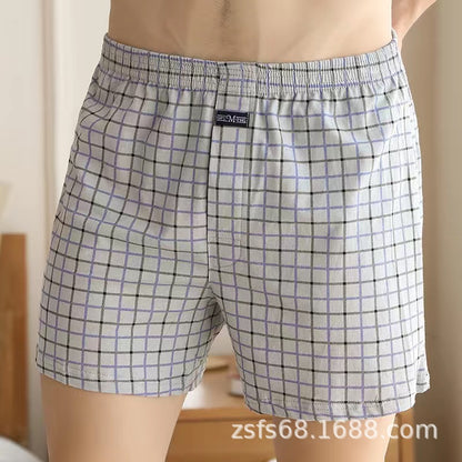 in stock Loose Arlo Pants Men's plus size Cotton Underwear Fashionable Printed Comfortable Breathable Home Boxers Knitted