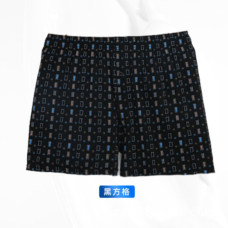 in stock Loose Arlo Pants Men's plus size Cotton Underwear Fashionable Printed Comfortable Breathable Home Boxers Knitted