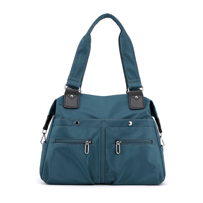 Fashion Travel Handbag Lightweight Water-repellent Nylon Cloth Bag New Women's Shoulder Bag Fashionable All-match Shopping Bag