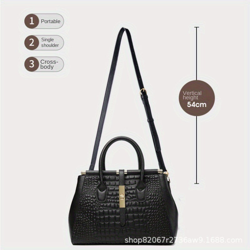 Cross-border All-match Women's Middle-aged Mother Tote Bag 2023 New Fashionable Handbag