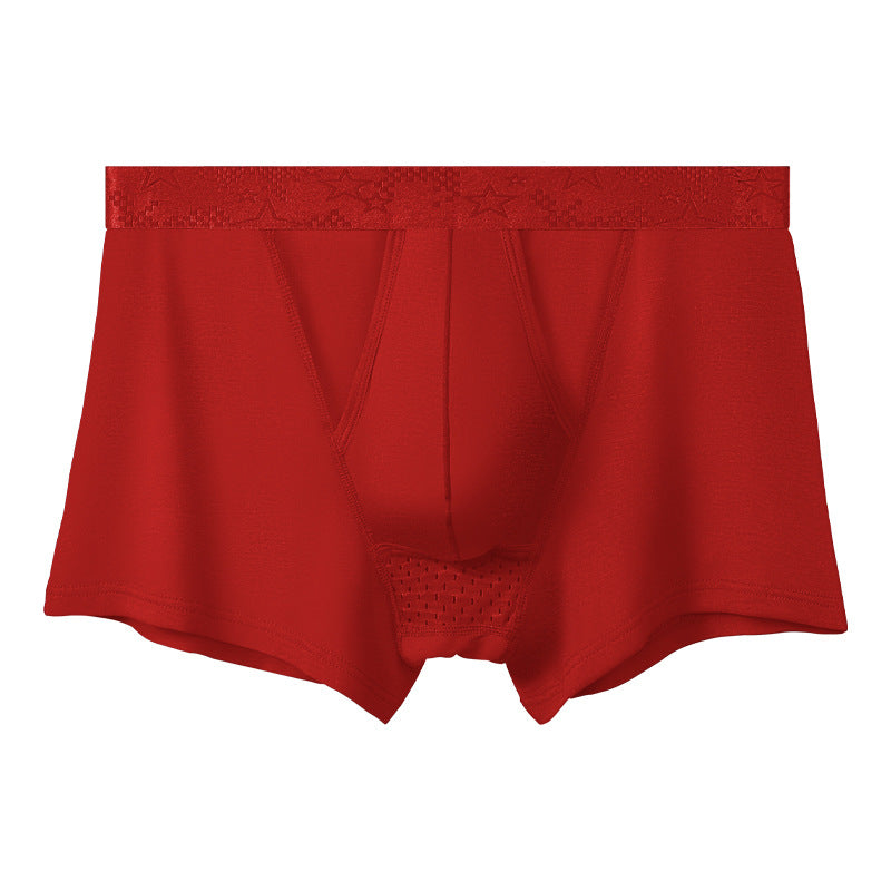 Bullet-type Separate Underwear Men's Summer Ice Silk Scrotum Pants Men's Boxer Pants Thin Comfortable Breathable Boxer Pants
