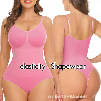 Cross-border European and American Body Shaping jumpsuit plus size European and American corset hip tummy shaped breasted ladies suspenders underwear