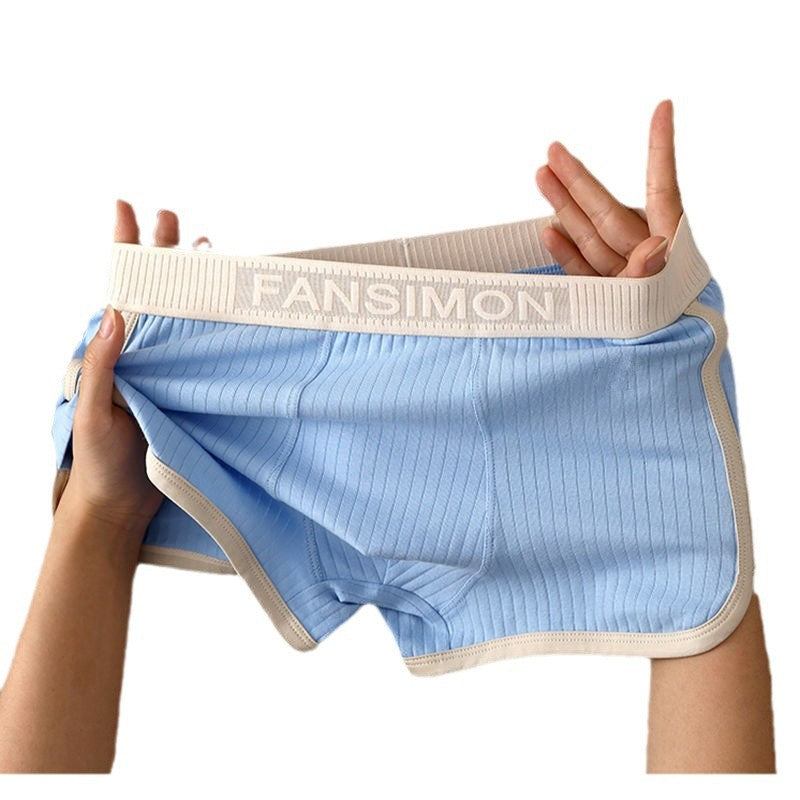 1-3 Pairs of New Men's Underwear, Men's Breathable Boxer Briefs, High-End Youth Mid-Waist Boxer Briefs, Boys' Personalized Shorts