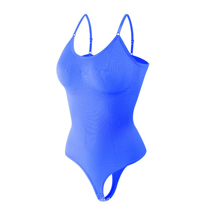 Cross-border European and American Body Shaping jumpsuit plus size European and American corset hip tummy shaped breasted ladies suspenders underwear