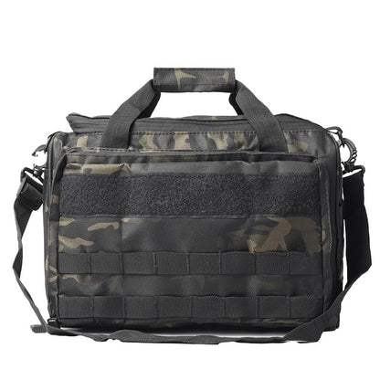 Factory Direct Sales Outdoor Tactical Multi-Functional Large-Capacity Handbag Storage Gun Bag Handbag Shoulder Bag Military Fan Bag