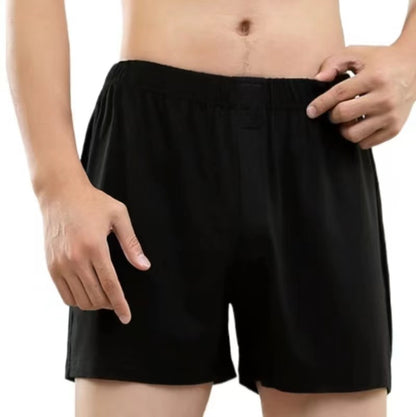 Men's Solid Color Arlo Pants Cotton Comfortable Breathable Underwear Loose Atmospheric Fashionable Traditional Boxer Shorts for Four Seasons
