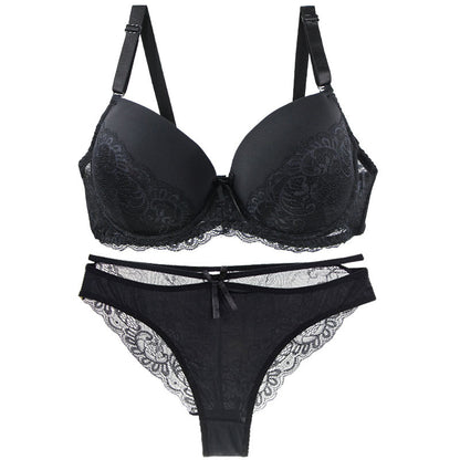 2026 Factory Direct Sales Foreign Trade European and American Lingerie Plus Size Sexy Bra Set Amazon Hot-Selling Dropshipping