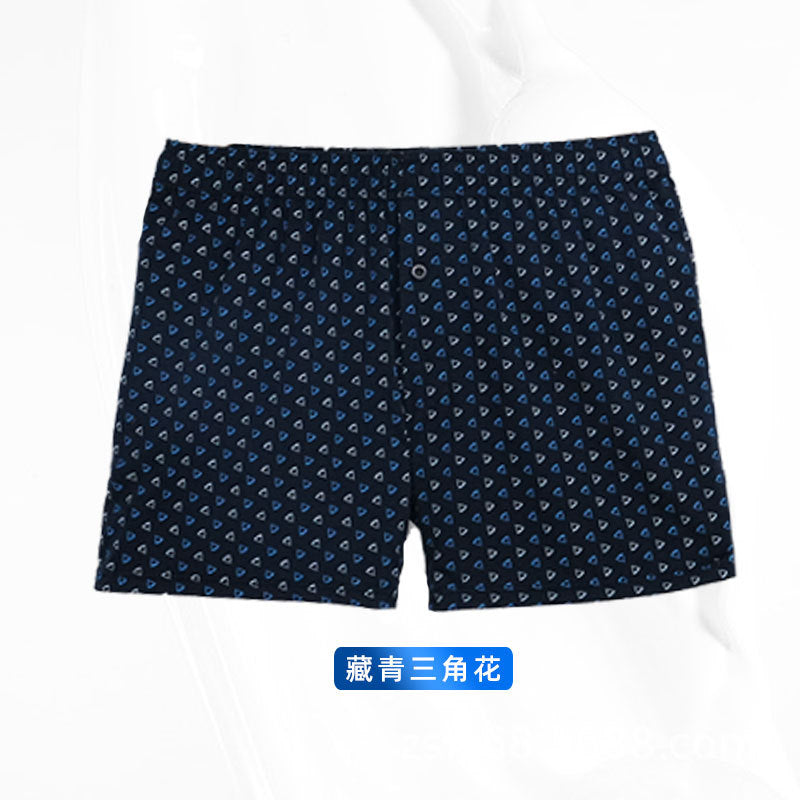 in stock Loose Arlo Pants Men's plus size Cotton Underwear Fashionable Printed Comfortable Breathable Home Boxers Knitted