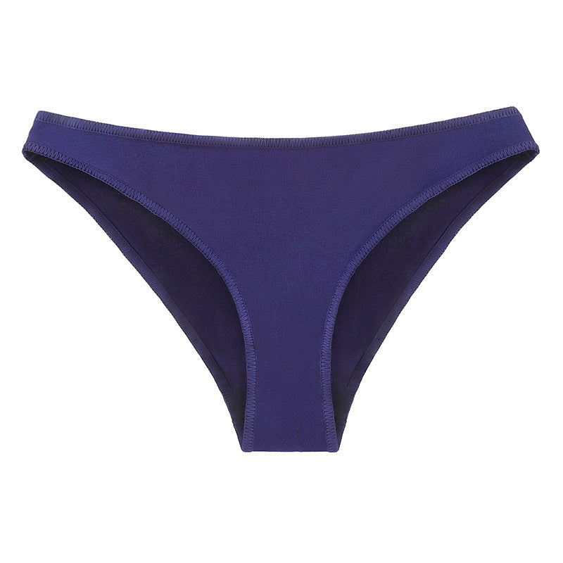Women's Cotton Underwear Low Waist Japanese plus size Half Hip Comfortable Skin-Friendly Breathable Girl's Briefs Breathable Cotton Crotch
