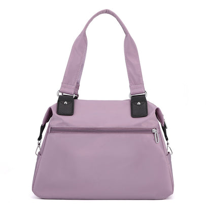 Fashion Travel Handbag Lightweight Water-repellent Nylon Cloth Bag New Women's Shoulder Bag Fashionable All-match Shopping Bag