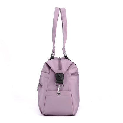 Fashion Travel Handbag Lightweight Water-repellent Nylon Cloth Bag New Women's Shoulder Bag Fashionable All-match Shopping Bag