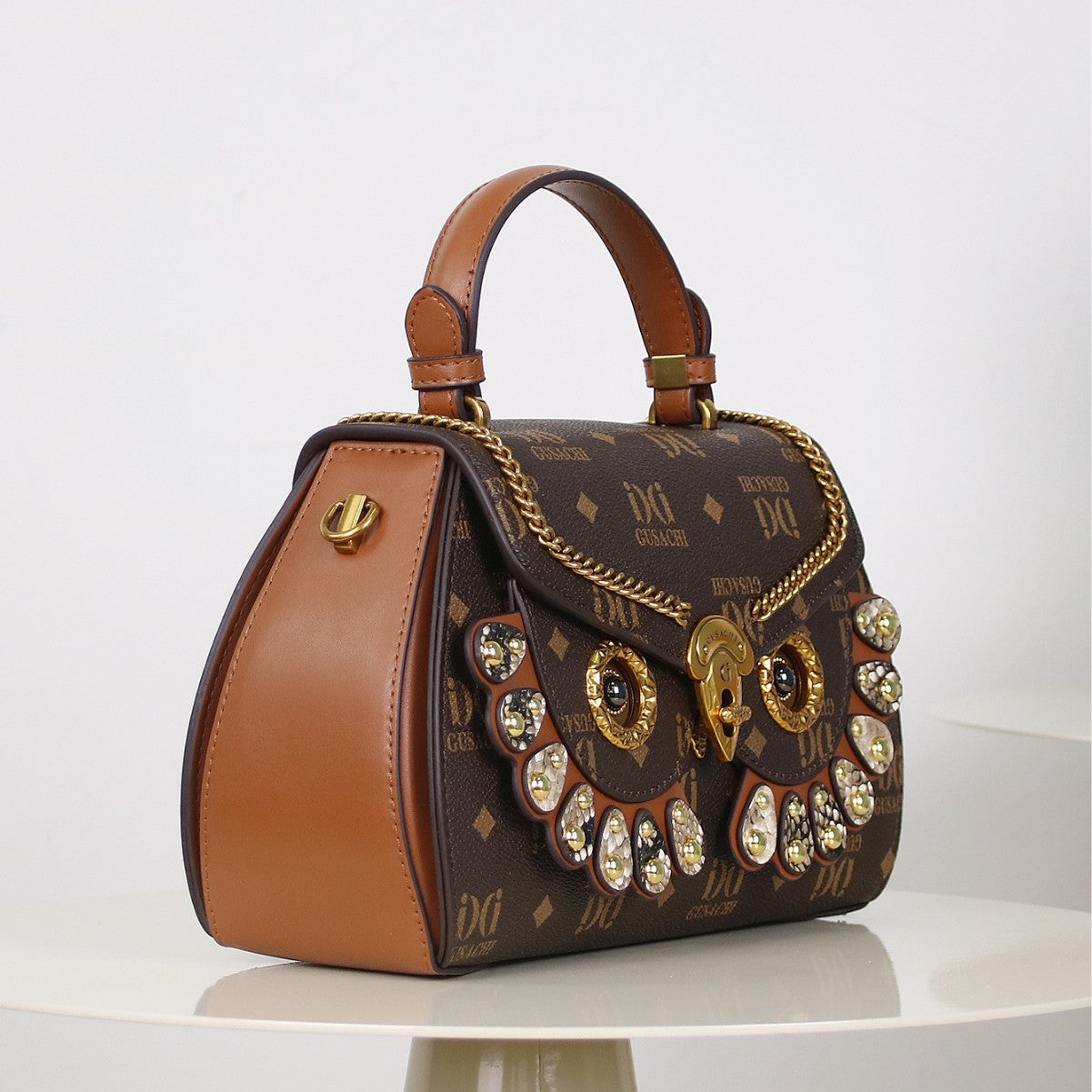 High-end Light Luxury 2025 New Fashion Women's Handbag Retro Unique Style Bag Heavy Craft Owl Bag