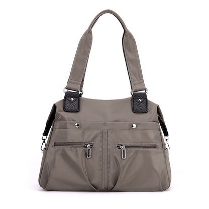 Fashion Travel Handbag Lightweight Water-repellent Nylon Cloth Bag New Women's Shoulder Bag Fashionable All-match Shopping Bag