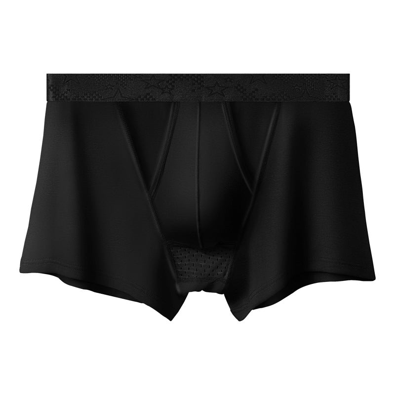 Bullet-type Separate Underwear Men's Summer Ice Silk Scrotum Pants Men's Boxer Pants Thin Comfortable Breathable Boxer Pants