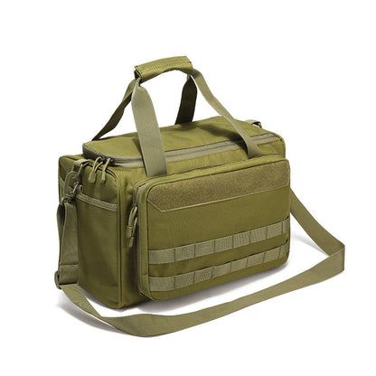 Factory Direct Sales Outdoor Tactical Multi-Functional Large-Capacity Handbag Storage Gun Bag Handbag Shoulder Bag Military Fan Bag