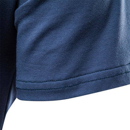Pure Cotton Casual Sports T-Shirt Japanese Style Trendy Summer Men's Fashion T-Shirt Short Sleeve Pocket Men's Slim Fit