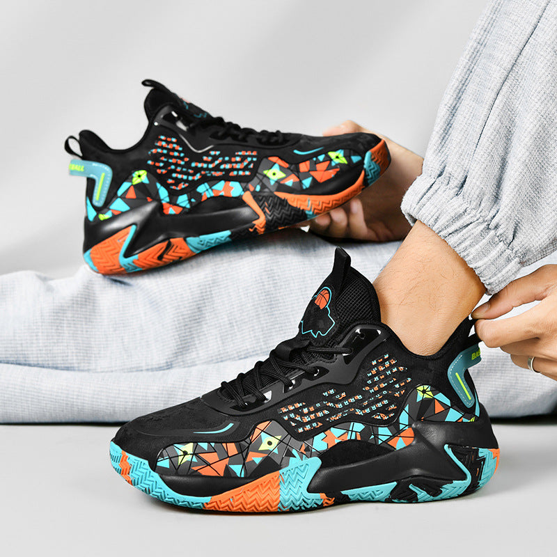 plus size 48 Fat Widened 47 sneaker Male 46 Junior Students Running Shoes Light MD Sole Practical Basketball Shoes