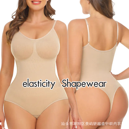 Cross-border European and American Body Shaping jumpsuit plus size European and American corset hip tummy shaped breasted ladies suspenders underwear