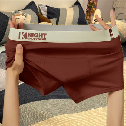Source manufacturers pure cotton men's underwear summer boxer teenagers four-corner pants shaking voice fast hand generation shorts men