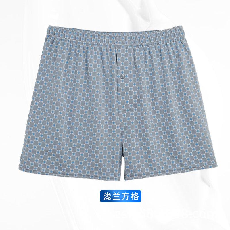in stock Loose Arlo Pants Men's plus size Cotton Underwear Fashionable Printed Comfortable Breathable Home Boxers Knitted