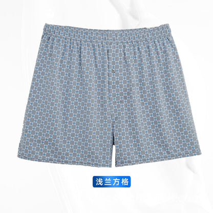 in stock Loose Arlo Pants Men's plus size Cotton Underwear Fashionable Printed Comfortable Breathable Home Boxers Knitted