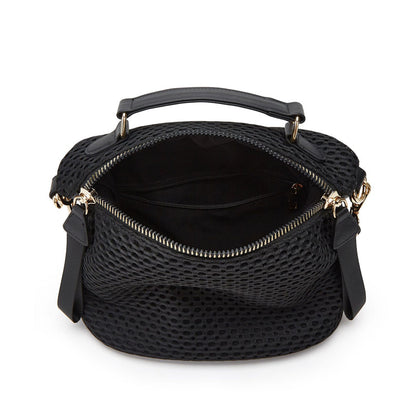 Cross-border TEMU Korean-style Casual Saddle Bag for Women All-match Nylon Mesh Multi-use Portable Crossbody Bag