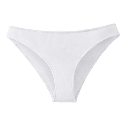 Women's Cotton Underwear Low Waist Japanese plus size Half Hip Comfortable Skin-Friendly Breathable Girl's Briefs Breathable Cotton Crotch