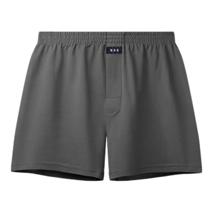 Men's Solid Color Arlo Pants Cotton Comfortable Breathable Underwear Loose Atmospheric Fashionable Traditional Boxer Shorts for Four Seasons