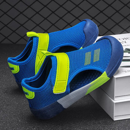 Toddler Baby Summer Shoes Breathable Anti-Slip Walking Sneakers for Kids Boys Casual Walking Shoes Size 23-36