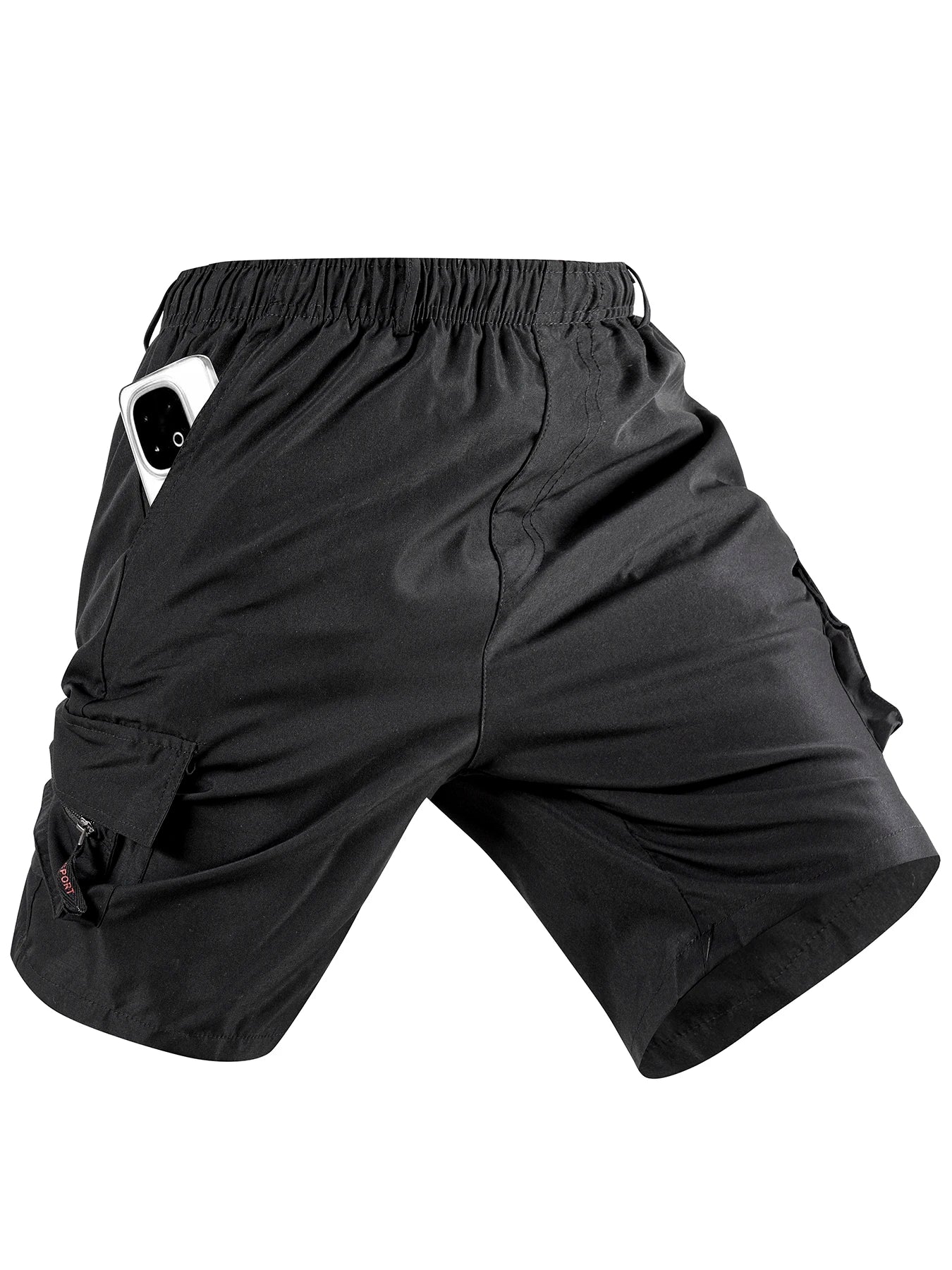 Men's Camouflage Cargo Shorts Tactical Casual Loose Work Tooling