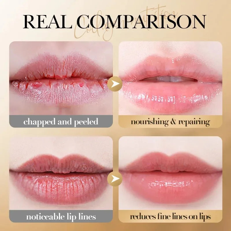 Collagen Moisturizing Lip Balm, Nourishing and Anti-Cracking,
