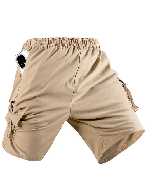 Men's Camouflage Cargo Shorts Tactical Casual Loose Work Tooling