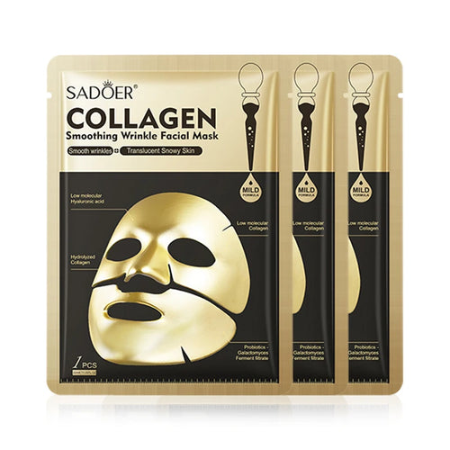 SADOER Golden Collagen Facial Masks Moisturizing Anti-Aging Anti