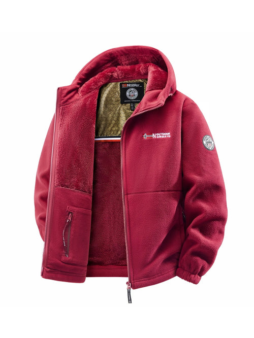 Men's Autumn and Winter Outdoor Hooded Jacket, Suitable for Daily Wear